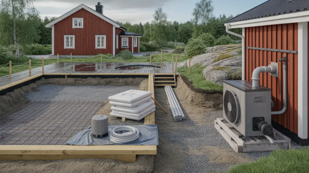 sommarens dr mprojekt bygga pool i tr dg rden markarbete bygglov teknikval och kostnad