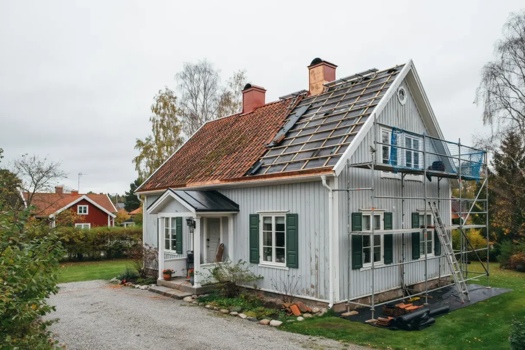 byta tak p villa v lj r tt material planera arbetet och undvik dyra misstag