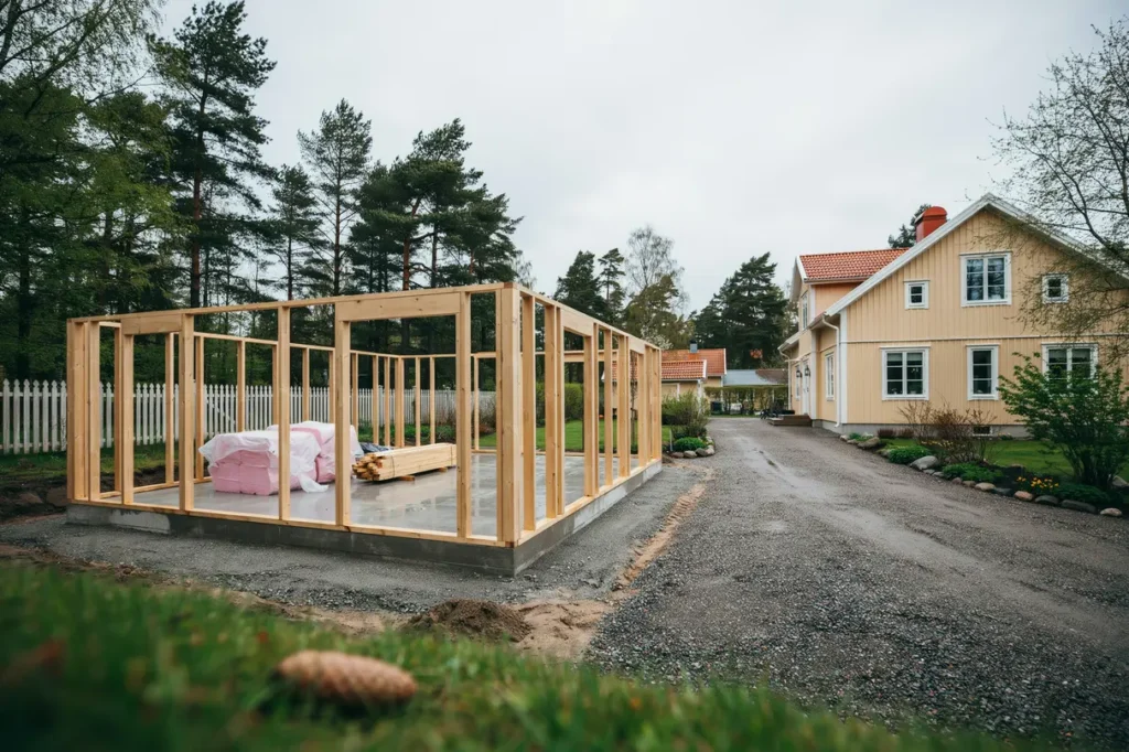 bygga garage p tomten grund regler isolering och kostnad f r villa gare