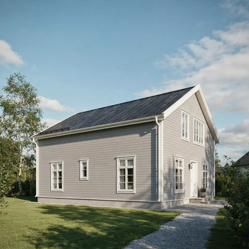 fasadrenovering villa fastighet bostadshus marsta upplands vasby