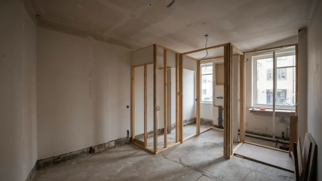 ombyggnad av lokal till bostad i s dermalm stockholm